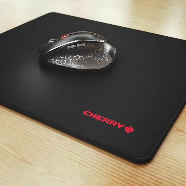 Alt view image 3 of 6 - MP 1000, Premium Mouse Pad in XL (13.78" x 11.81" x 0.20"), Smooth Fabric Surface for Precision, Sewn Edges, Non-Slip Bottom, Rollable, Comfortable, Black
