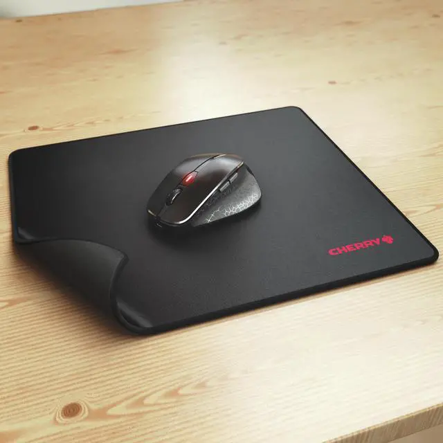 Alt view image 4 of 6 - MP 1000, Premium Mouse Pad in XL (13.78" x 11.81" x 0.20"), Smooth Fabric Surface for Precision, Sewn Edges, Non-Slip Bottom, Rollable, Comfortable, Black