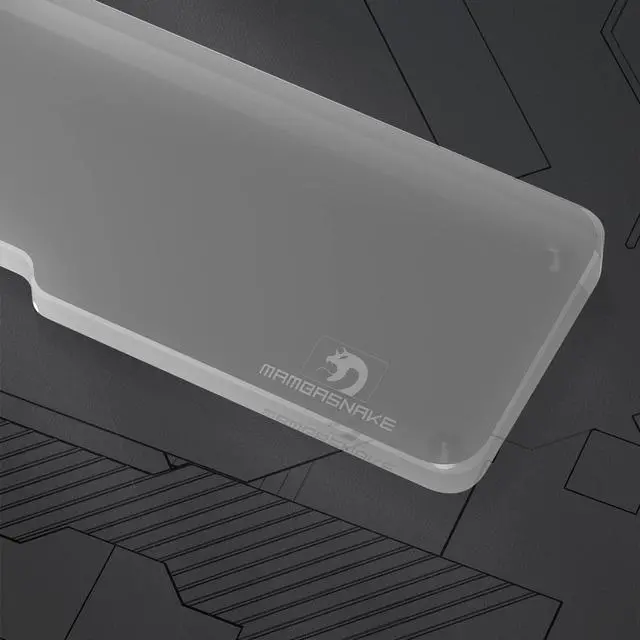 Alt view image 4 of 7 - Acrylic Keyboard Wrist Rest - Compact 60% Keyboard- Mechanical Keyboards Ergonomic Palm Rest for Computer Keyboard,Anti-Slip Base,Wrist Pad for Laptop,Office & Home-Easy Typing