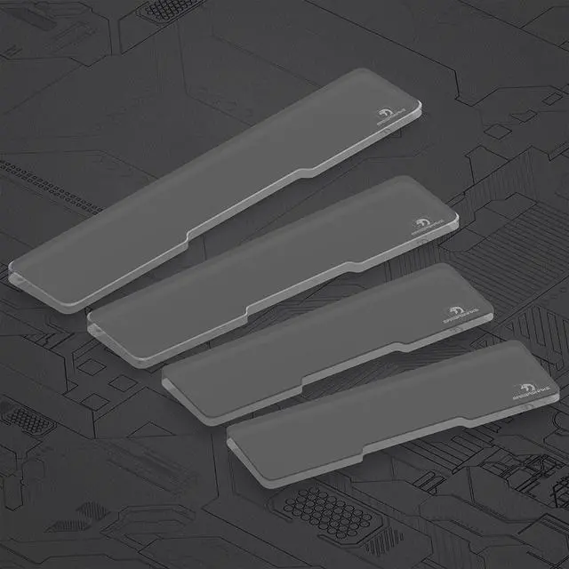 Alt view image 7 of 7 - Acrylic Keyboard Wrist Rest - Compact 60% Keyboard- Mechanical Keyboards Ergonomic Palm Rest for Computer Keyboard,Anti-Slip Base,Wrist Pad for Laptop,Office & Home-Easy Typing