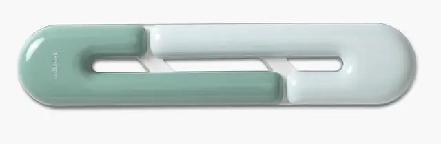Main image of Duo Gel Loop Wrist Rest for Keyboard, Wrist Pad for Full Size Keyboard, Ergonomic Wrist Pad, Non-Skid Computer Pad with Wrist Support, Green K62680WW, 17.7" x 3.7"x 0.9