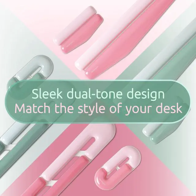 Alt view image 7 of 7 - Duo Gel Loop Wrist Rest for Keyboard, Wrist Pad for Full Size Keyboard, Ergonomic Wrist Pad, Non-Skid Computer Pad with Wrist Support, Green K62680WW, 17.7" x 3.7"x 0.9