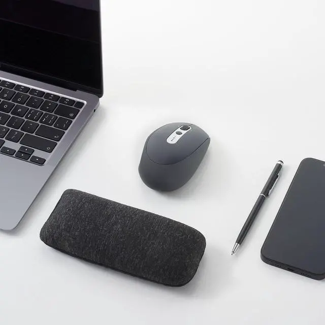 Alt view image 4 of 4 - Beaded Keyboard Wrist Rest, Ergonomic NonSlip Support Cushion for Comfortable Typing, Durable BeadFilled Design for Office & Computer Use, Black