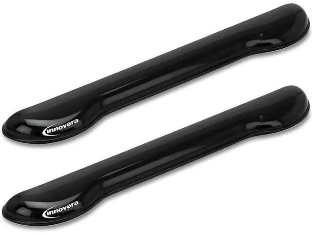 Main image of : Softskin Gel Keyboard Wrist Rest, Black -:- Sold as 2 Packs of - 1 - / - Total of 2 Each