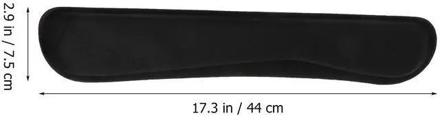 Alt view image 2 of 7 - Memory Foam Wrist Rest Set, Black Non-Slip Keyboard and Mouse Pad Wrist Support with Comfortable Hand Cushion for Office and Home Use
