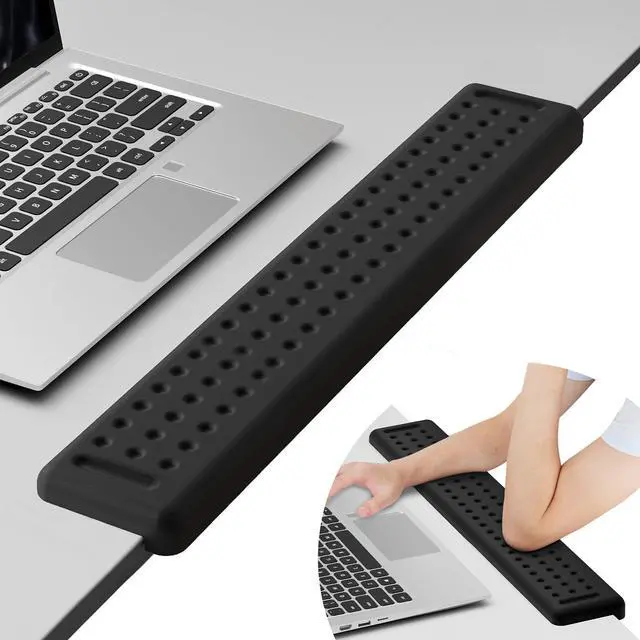 Main image of L-Shaped Desk Long Wrist Rest Elbow 60CM, Black Arm Rest for Desk