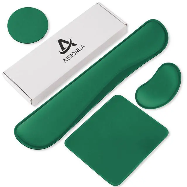 Alt view image 7 of 7 - Office Ergonomic Memory Foam Computer Mouse and Keyboard Wrist Rest pad Support Carpal Tunnel, Wrist Rest for Keyboard and Mouse, Wrist Support Set