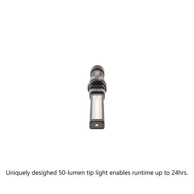 Alt view image 5 of 6 - NT-7543 Foldable Rechargeable LED Work Light, COB LED Slim Work Light with Magnetic Base. Ultra Bright Flashlight, Cast Aluminum, Mechanics, Car Repair, Outdoor, Camping, Emergency, Garage