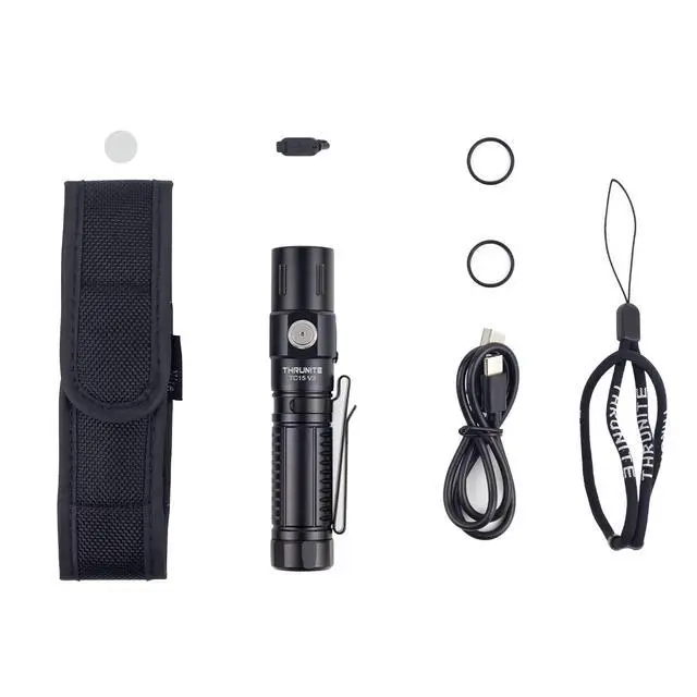 Alt view image 7 of 7 - TC15 V3 LED Flashlight, 2403 High Lumens USB-C Rechargeable Flashlights, 732ft Beam EDC Tactical Flashlight, Pocket Handheld Flash Light for Camping, Emergency & Outdoor