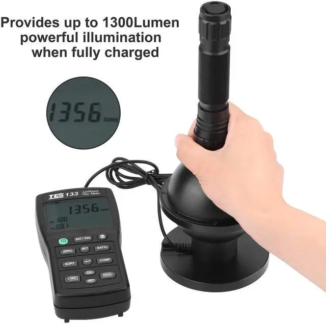 Alt view image 2 of 7 - FL22 Tactical Flashlight 1200 Lumens LED Light M Lock Rail Mount Ar Flashlight with Pressure Switch
