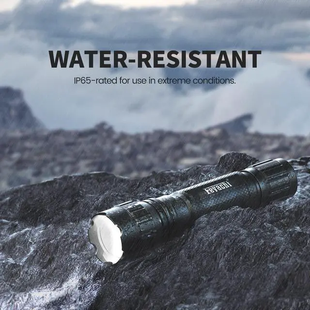 Alt view image 5 of 7 - FL22 Tactical Flashlight 1200 Lumens LED Light M Lock Rail Mount Ar Flashlight with Pressure Switch