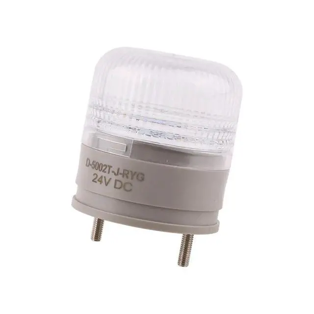 Alt view image 2 of 4 - 1pc Red Yellow Green 3in1 Flashing Signal Warning Light DC12V24V LED Indicator Lamp with Buzzer Small Alarm Light(No Sound-Steady Lamp,12V)