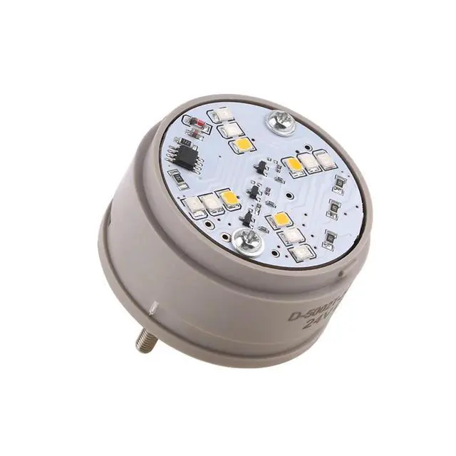 Alt view image 4 of 4 - 1pc Red Yellow Green 3in1 Flashing Signal Warning Light DC12V24V LED Indicator Lamp with Buzzer Small Alarm Light(No Sound-Steady Lamp,12V)