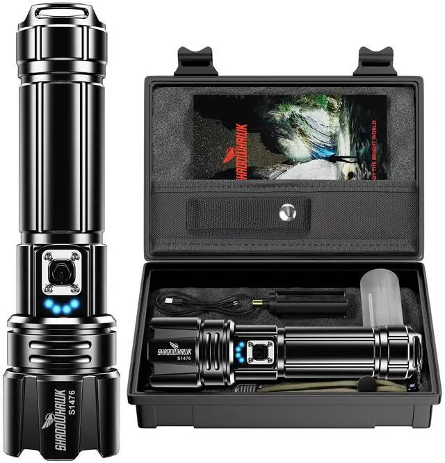 Main image of Flashlight 10000 High Lumens Rechargeable 30W Super Bright LED Flash Light
