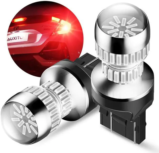 Main image of 7440 7443 LED Strobe Brake Lights Bulbs, Red Flashing Stop Light, Super Bright T20 W21W 7441 7444 7443R Flashing Strobe Blinking LED Tail Light Bulbs, Pack of 2
