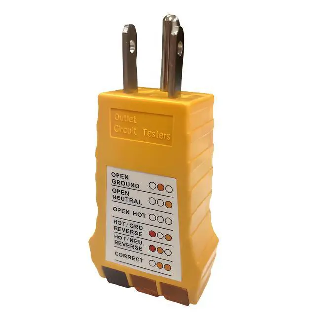 Alt view image 4 of 6 - Outlet Tester, Socket Tester for Standard North American AC Electrical Outlets, Receptacle Tester for Plug Security Test