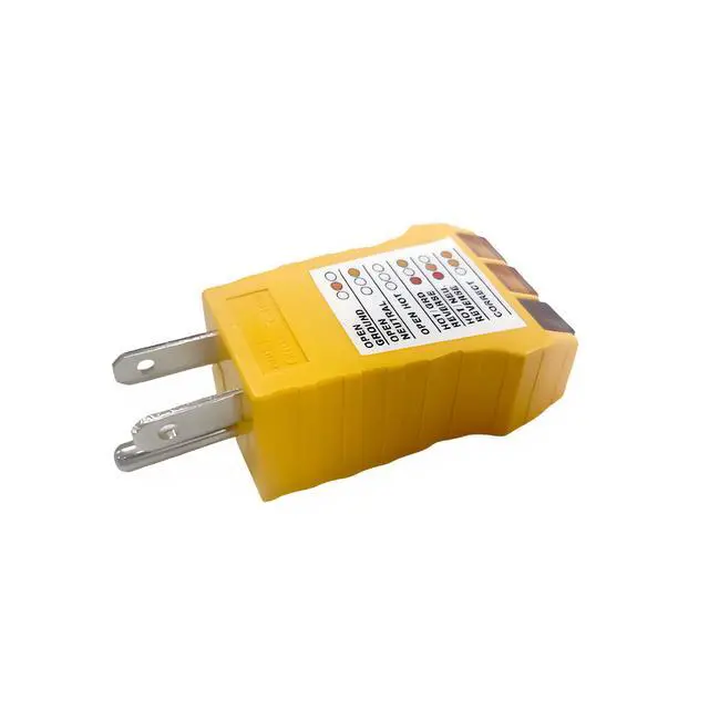 Alt view image 5 of 6 - Outlet Tester, Socket Tester for Standard North American AC Electrical Outlets, Receptacle Tester for Plug Security Test