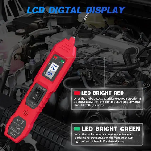 Alt view image 5 of 6 - Power Circuit Probe Tester, 6V/12V/24V DC Circuit Tester Automotive, Multifunctional Car Electric Circuit Tester Power Fuse & Voltage Tester Light, Short Circuit Breake Finder Electrical Tools