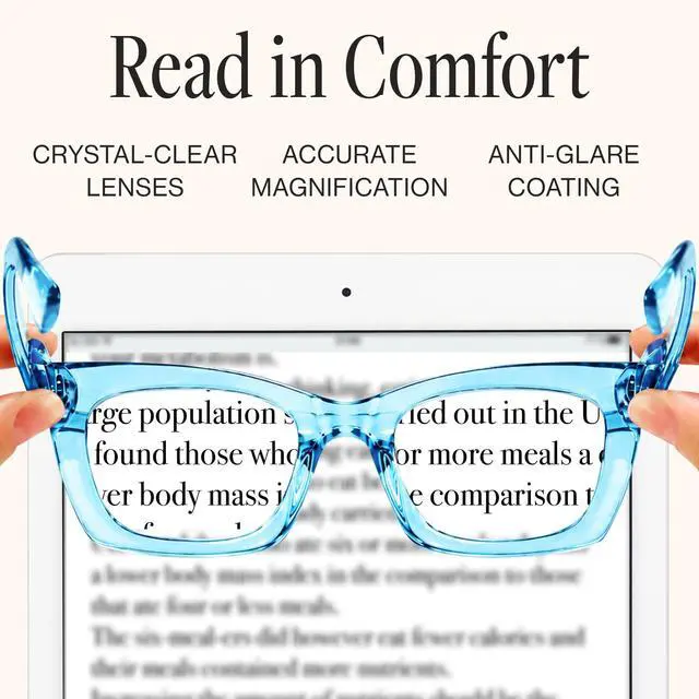 Alt view image 3 of 7 - 1.5 Stylish Reading Glasses for Women, Stylish Eyeglasses, Blue Light Readers, Cheaters, (B2 Color Flash)