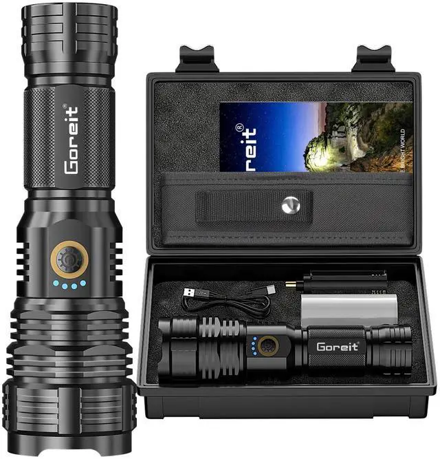 Main image of Flashlights LED High Lumens Rechargeable, 20000 LM Super Bright Flash Light
