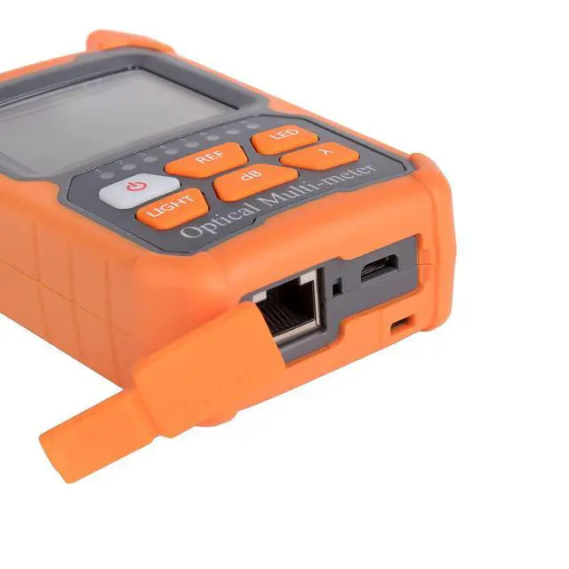 Alt view image 5 of 7 - Mini 4 in 1 Portable Optical Power Meter with Visual Fault Locator 2MV with Network Cable Test Optical Fiber Tester Fiber Optic Power Meter
