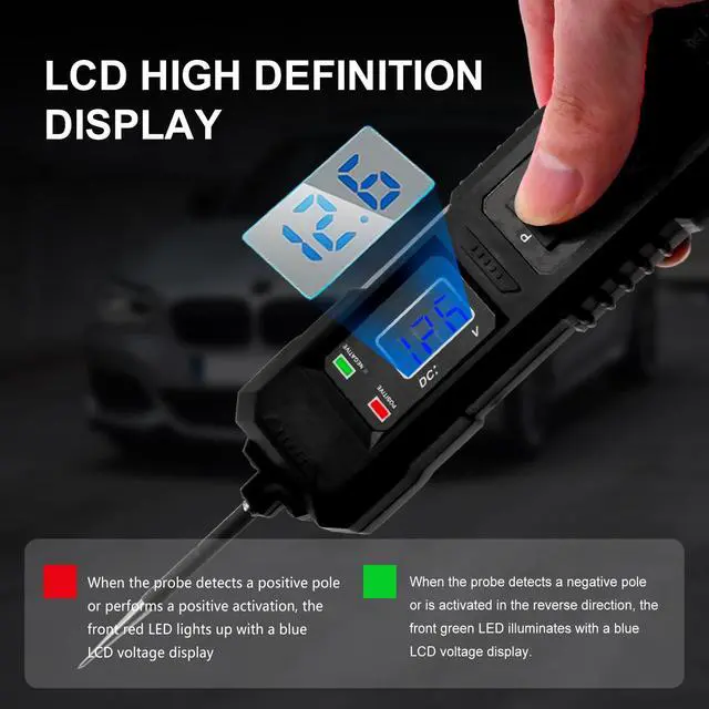 Alt view image 6 of 7 - 6V-48V DC Car Power Circuit Probe Tester with Dual LED Lights