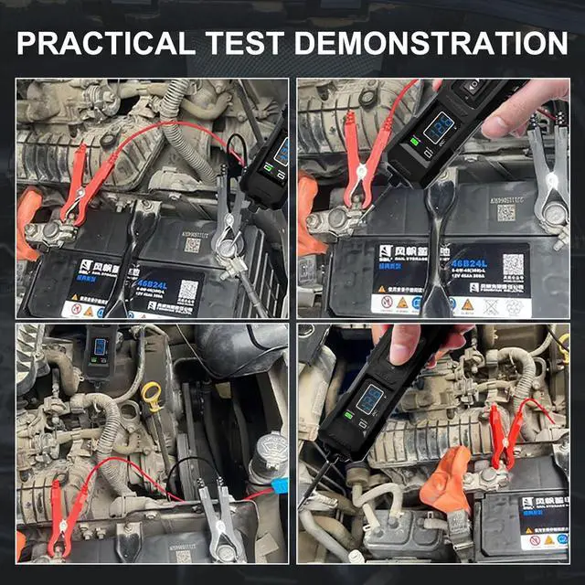 Alt view image 7 of 7 - 6V-48V DC Car Power Circuit Probe Tester with Dual LED Lights