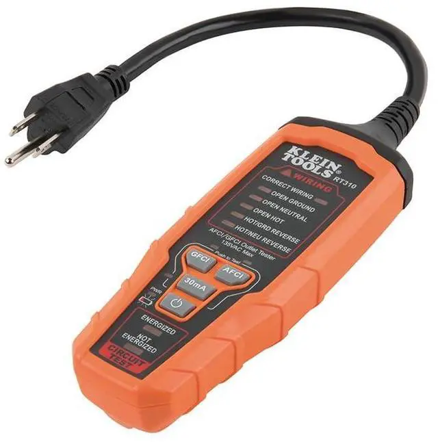 Main image of RT310 Outlet Tester, AFCI and GFCI Receptacle Tester for North American AC Electrical Outlets