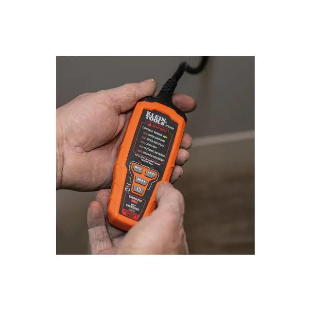 Alt view image 7 of 7 - RT310 Outlet Tester, AFCI and GFCI Receptacle Tester for North American AC Electrical Outlets