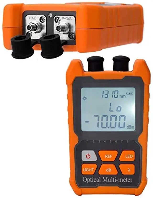 Main image of Fiber Optic Cable Tester Portable Optical Fiber Power Meter FC/SC/ST Universal Interface Integrated OPM, VFL, and RJ45 Functions (OPM-VFL-1)