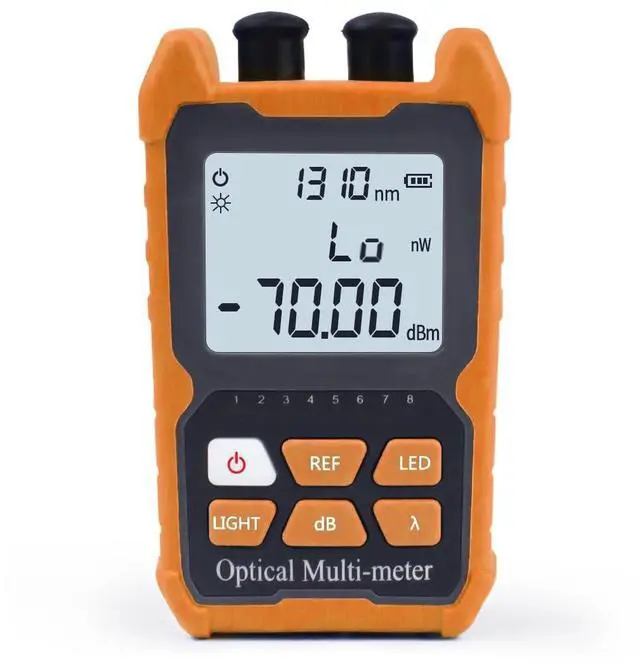 Main image of Portable Fiber Optic Power Meter & Tester with FC/SC/ST Interface,Built-in 2mw Visual Fault Locator (VFL) OPM-VFL-1