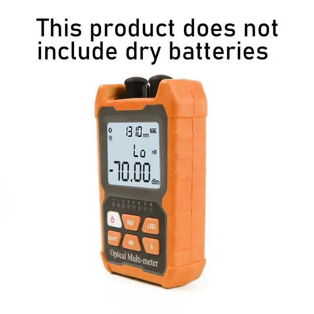 Alt view image 7 of 7 - Portable Fiber Optic Power Meter & Tester with FC/SC/ST Interface,Built-in 2mw Visual Fault Locator (VFL) OPM-VFL-1