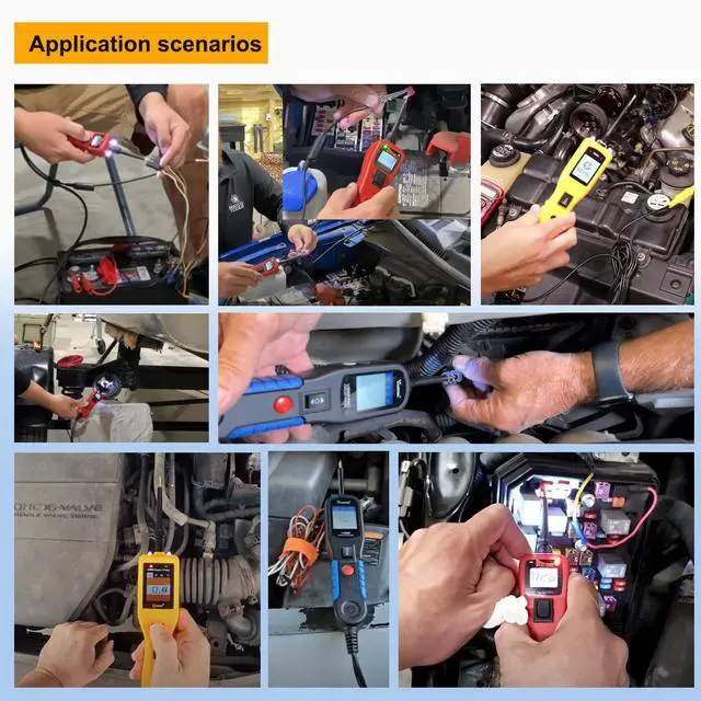 Alt view image 6 of 7 - - 2Pk 4Mm Banana Jack 3 Tip Black (PPTK0024-2),Use for Autel Circuit Tester Power Circuit Probe