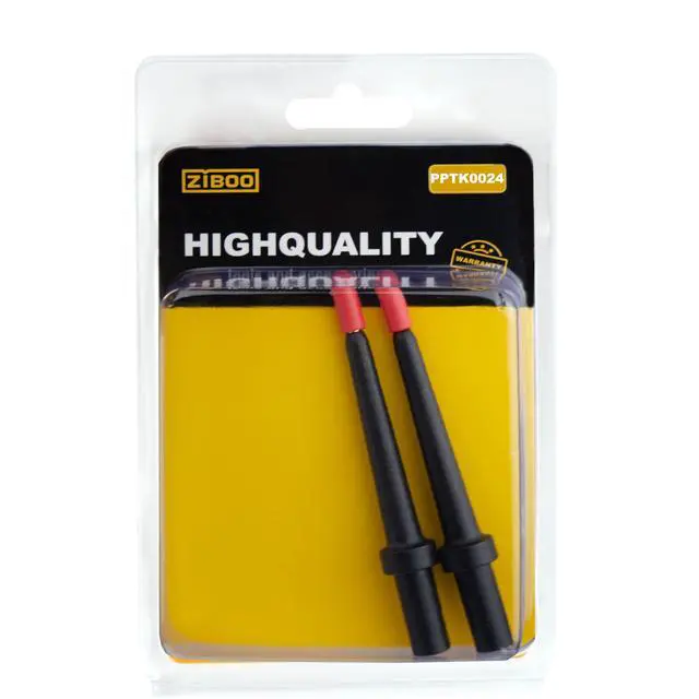 Alt view image 7 of 7 - - 2Pk 4Mm Banana Jack 3 Tip Black (PPTK0024-2),Use for Autel Circuit Tester Power Circuit Probe