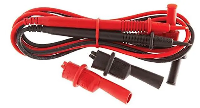 Main image of 60010S Replacement Test Leads with Alligator Clips;black red