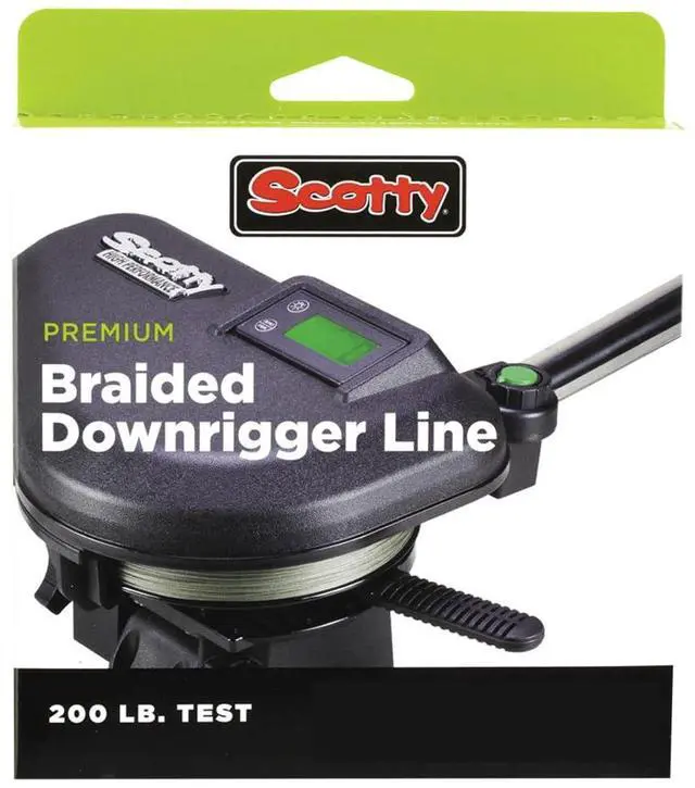 Main image of #2700K Power Braid Downrigger Line (200-Pound Test) 200-Foot Spool w/ Kit , Black