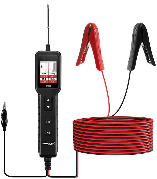 Main image of Power Circuit Probe,Colour screen12-24V DC Car Electrical System Diagnostic Test Tool,Electrical Short Open Breaker Circuit Finderand Component Activatedwith Multimeter Mode