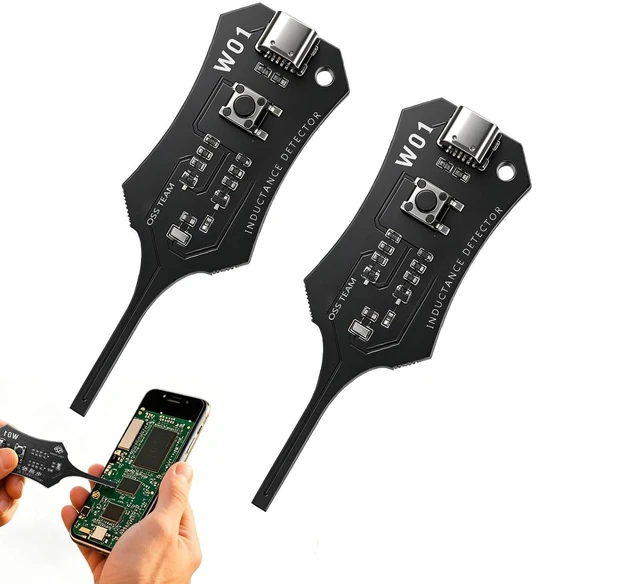 Main image of 2026 2PCS Type-C Inductance Tester - Motherboard Coil Detector for PC & Phone Repair, Electromagnetic Induction Tool for Circuit Board Component Fault Check