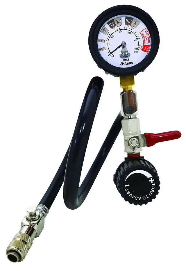 Alt view image 2 of 5 - Astro Pneumatic Tool 7856 Universal Air Powered Cooling System Pressure Tester