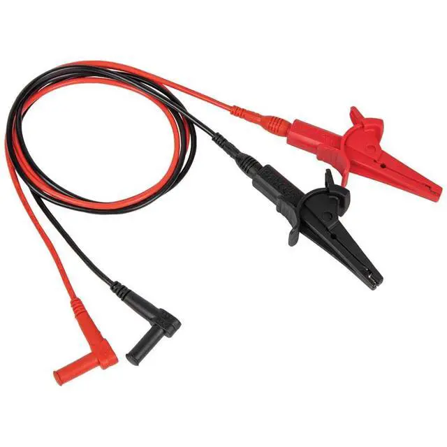 Alt view image 3 of 6 - 69381 Alligator Clip Test Leads, Heavy-Duty Banana Plug Replacement Leads, 3-Foot