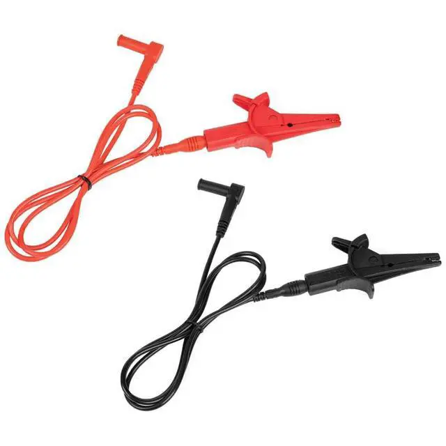 Alt view image 4 of 6 - 69381 Alligator Clip Test Leads, Heavy-Duty Banana Plug Replacement Leads, 3-Foot