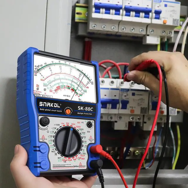 Alt view image 5 of 7 - Analog Multimeter SK-88C,Pointer MultimeterExternal Magnetic Multimetro,AC DC Volt 2500V,DC Current 10A,Rx 100K,Batt Tester,Diode/LED Testing,Remote Control Detection,11 Function,24 Range