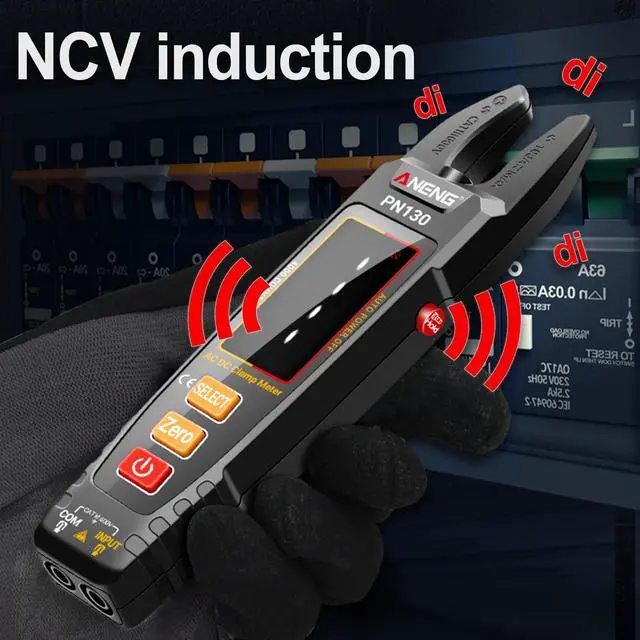 Alt view image 4 of 7 - Multimeter Tester Color LCD TRMS 4000 Count Rechargeable Clamp Meter