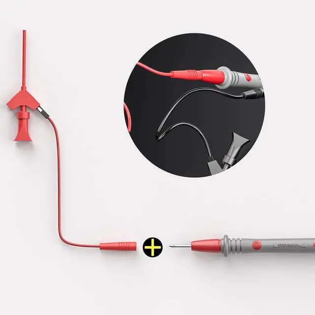 Alt view image 2 of 7 - Silicone Multimeter Test Leads Kit 33PCS for Electrical Testing