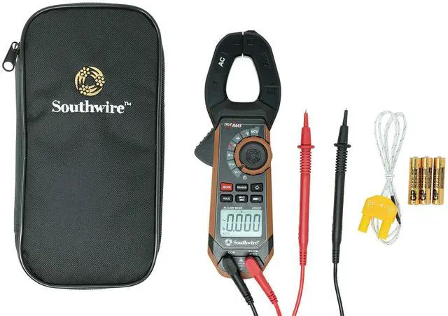 Main image of - 65031640 CLAMP METER, 400A AC/DC 21530T,Black/Brown