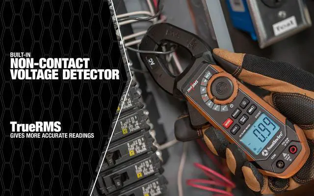 Alt view image 3 of 7 - - 65031640 CLAMP METER, 400A AC/DC 21530T,Black/Brown
