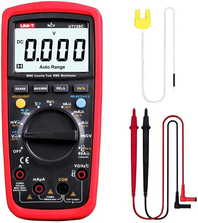 Main image of UT139C Digital Multimeter Tester