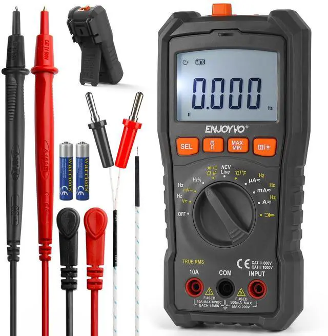 Main image of EJ8010 TRMS 5999 Counts Auto-Ranging Digital Multimeter