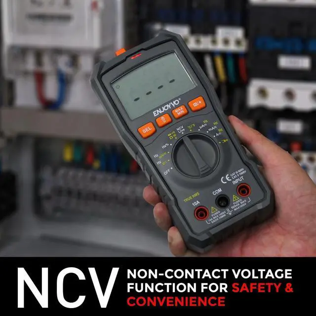 Alt view image 7 of 7 - EJ8010 TRMS 5999 Counts Auto-Ranging Digital Multimeter