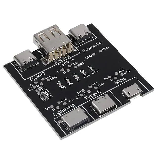 Alt view image 6 of 6 - 2PACK DT3 Data Cable Detection Board,USB Cable Data Line Test Board USB Cable Checker Data Wire Charging Test Card Type-C Micro